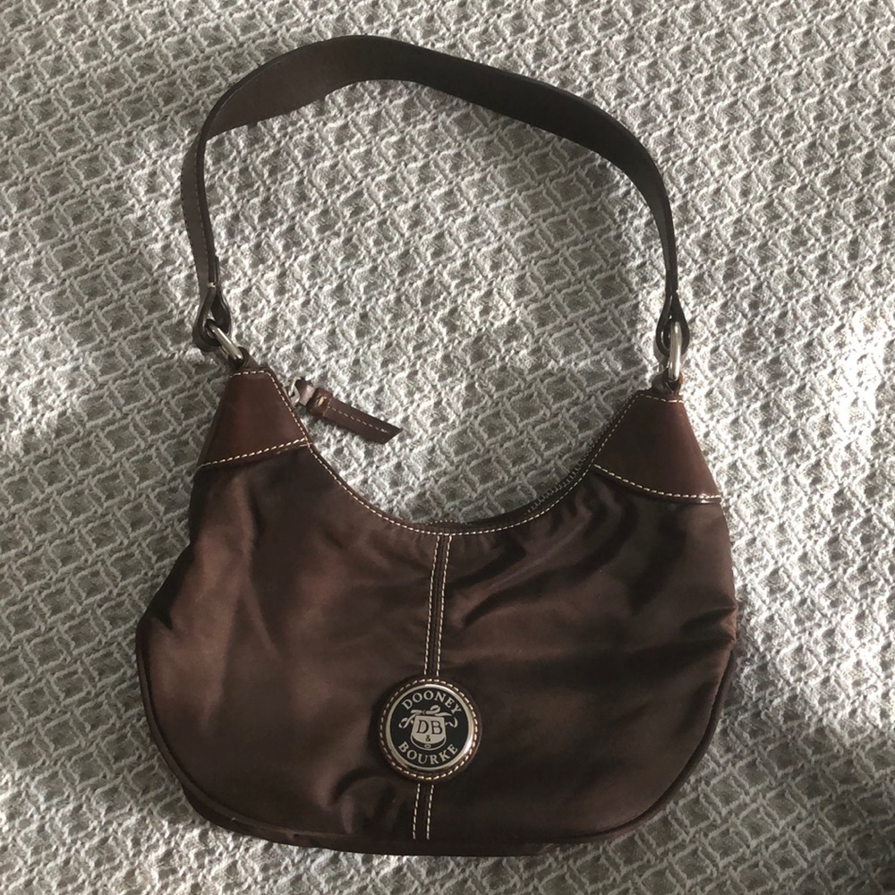 COPY - Small brown Dooney & Bourke shoulder bag